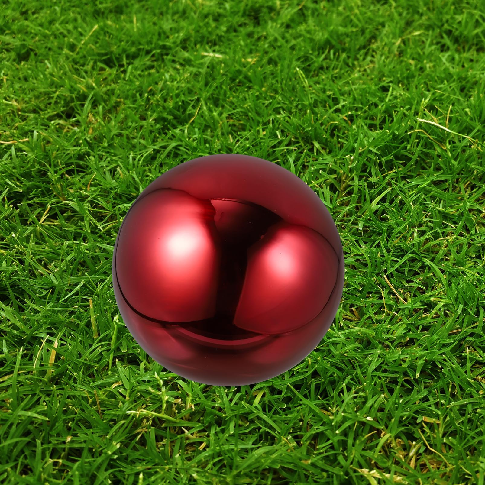 POPETPOP Polished Reflective Gazing Ball for Outdoor Garden Decor Mirror Sphere Globe for Garden Art and Photography for Use