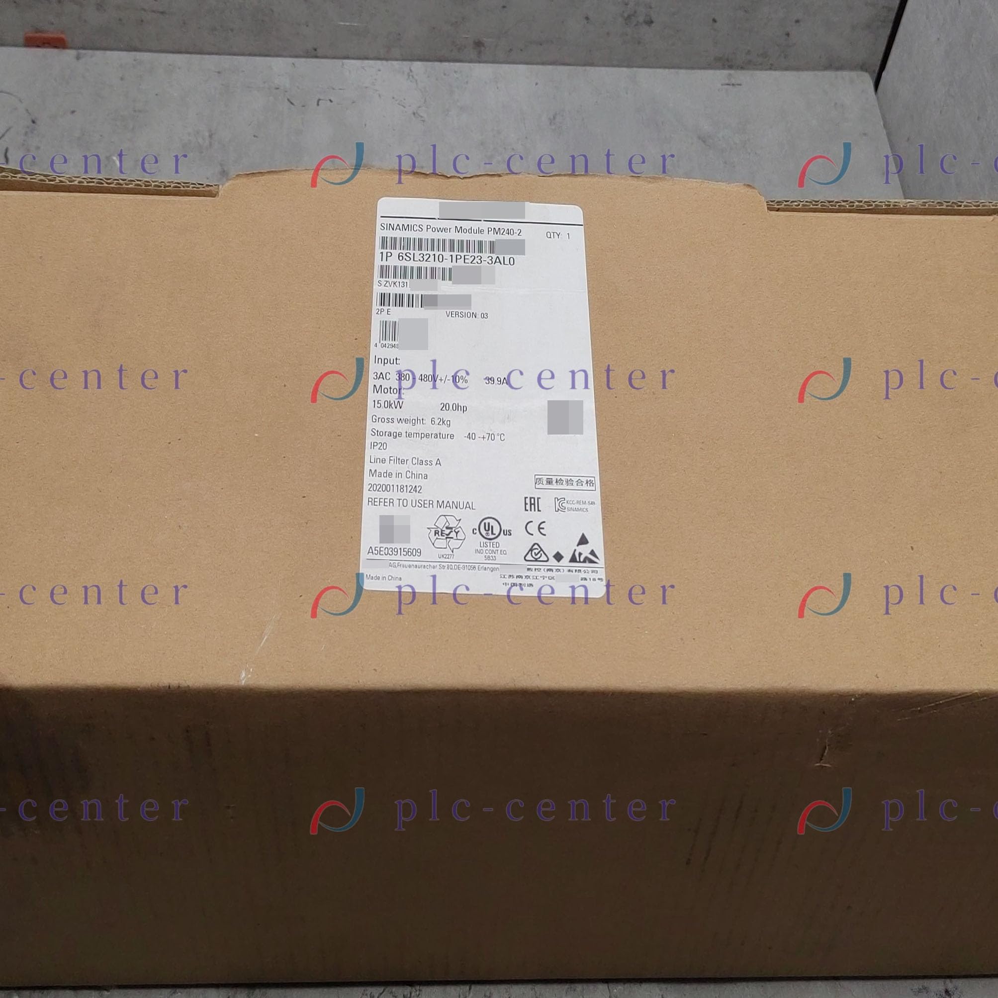 6SL3210-1PE23-3AL0 1PCS New 6SL3 210-1PE23-3AL0 for delivery