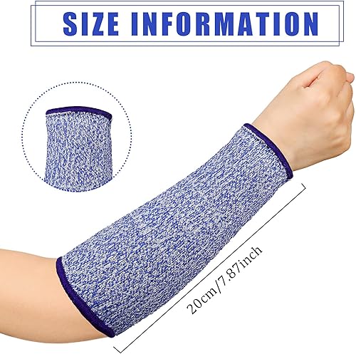 Miniatura 67 de 3 pares de protectores de brazo para piel fina y moretones, resistente a los cortes, manga de antebrazo, manga de protección contra quemaduras