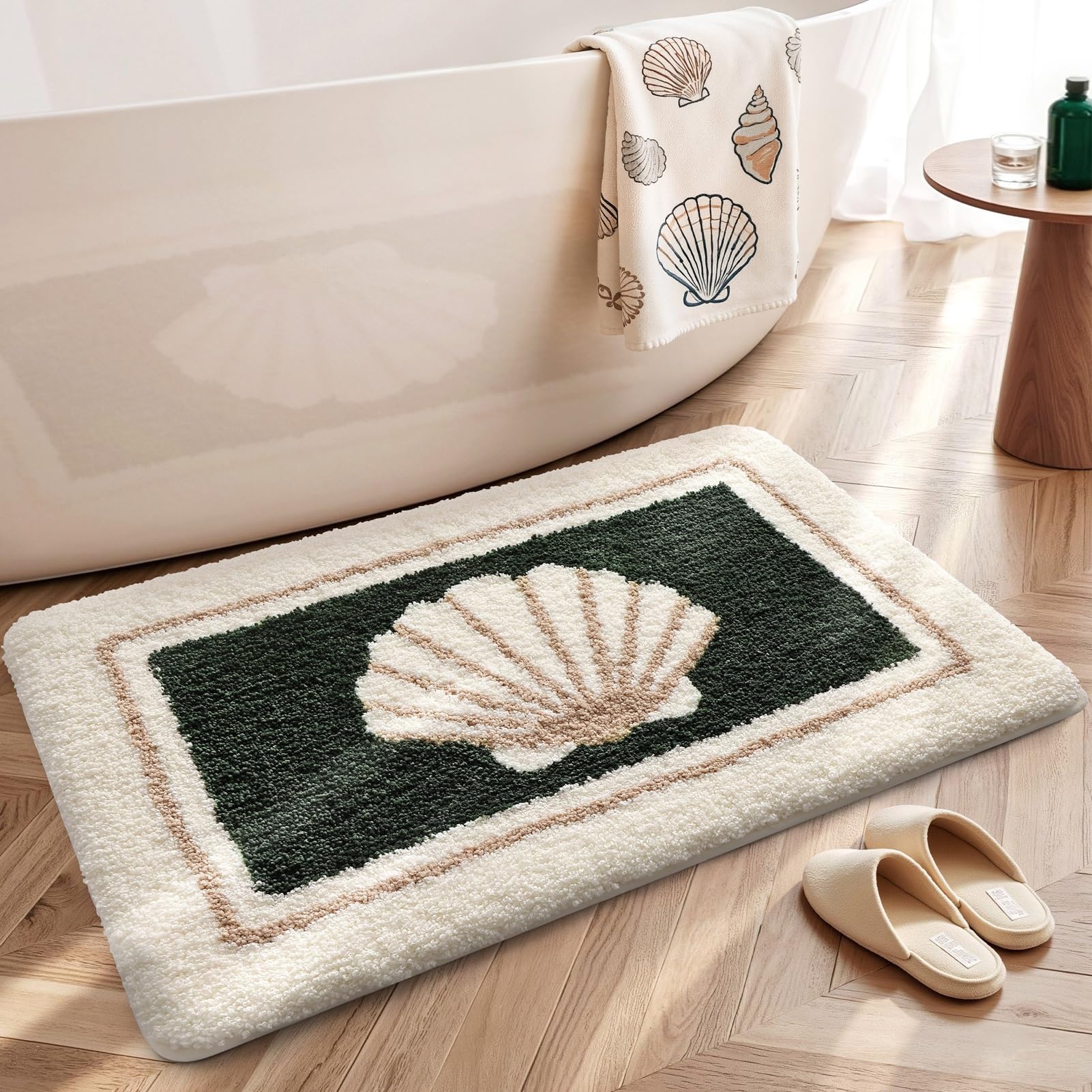 Bath Mat, Non-Slip Super Absorbent Bathmat, Soft Thick Bath Rug Foot Mat, Washable Rug for Shower Floor Bathtub Bath Mats(50x80cm(19.7x31.5inch))