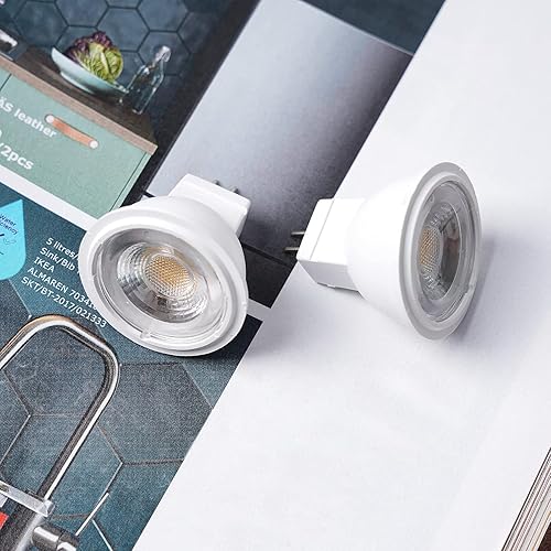 Miniatura 9 de Bombilla LED MR11 GU4.0 de 12 V 3 W G4GU4GZ4 con base bi-pin LED Spot Light Low Voltage MR11 bombillas de paisaje 25W equivalente a halógeno blanco