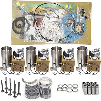 V1505 Overhaul Kit Engine Replacement Parts for Kubota V1505 Engine Rebuild Kit KX71H KX91-2 KX71-3 KX91-2S Excavator