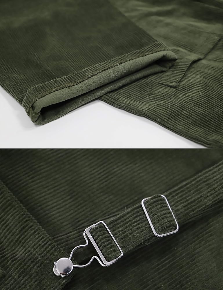 Amazon.com: Lentta Fall Fashion Corduroy Overalls For Women