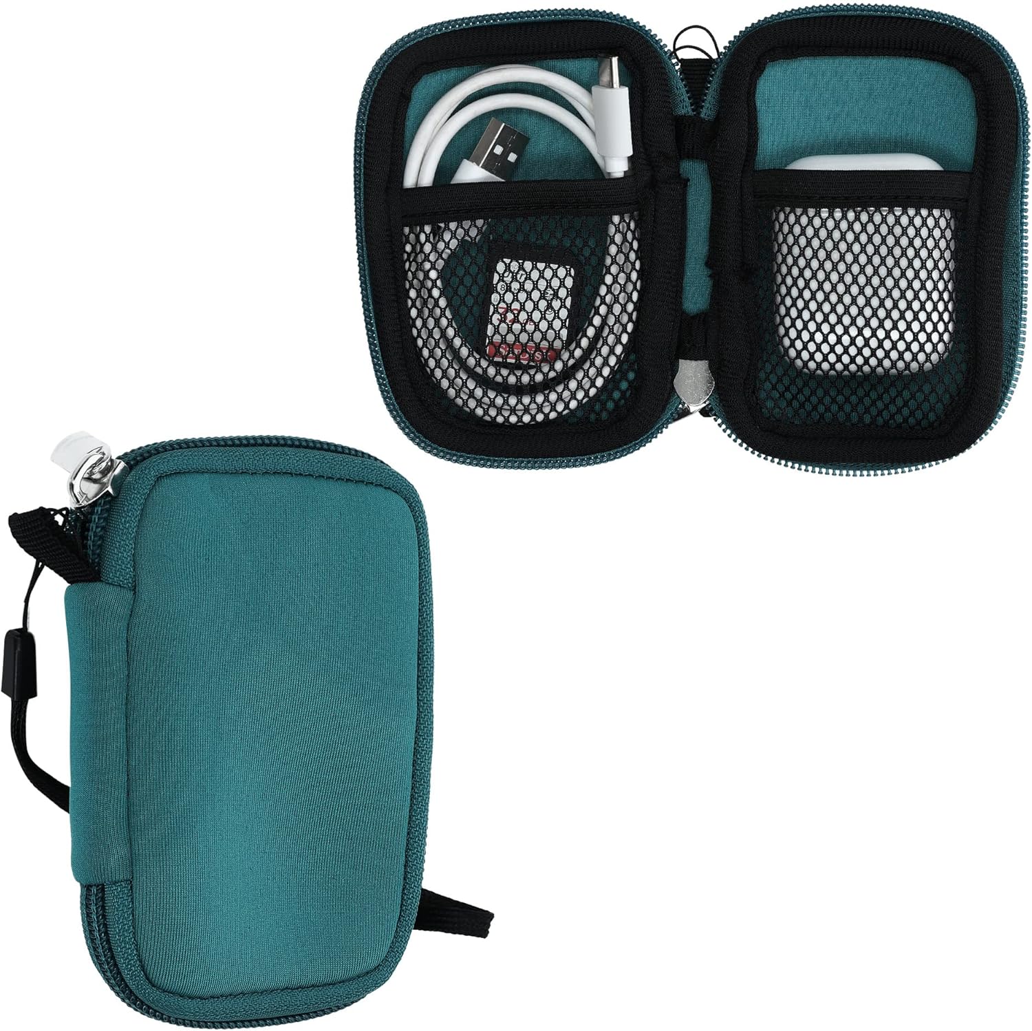 kwmobile Neoprene Case Compatible with inEar Headphones