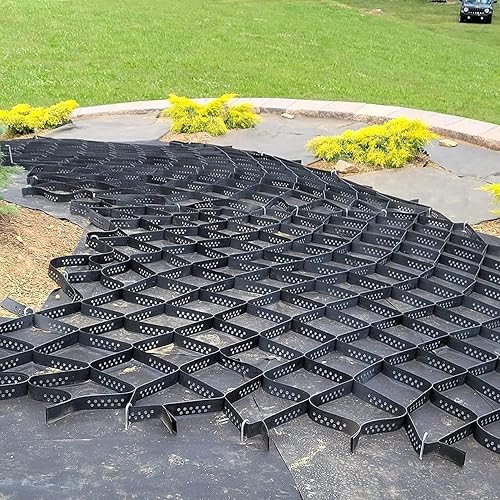 Heavy-Duty Garden Retaining Wall Grid Stabilizer - 4m x 6m