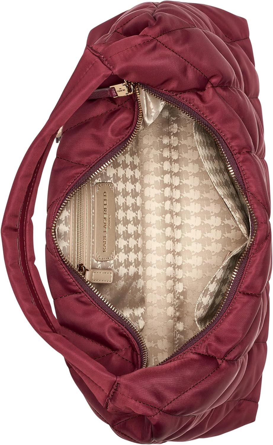 KARL LAGERFELD womens Voyage Hobo Bag With Logo - Image 5