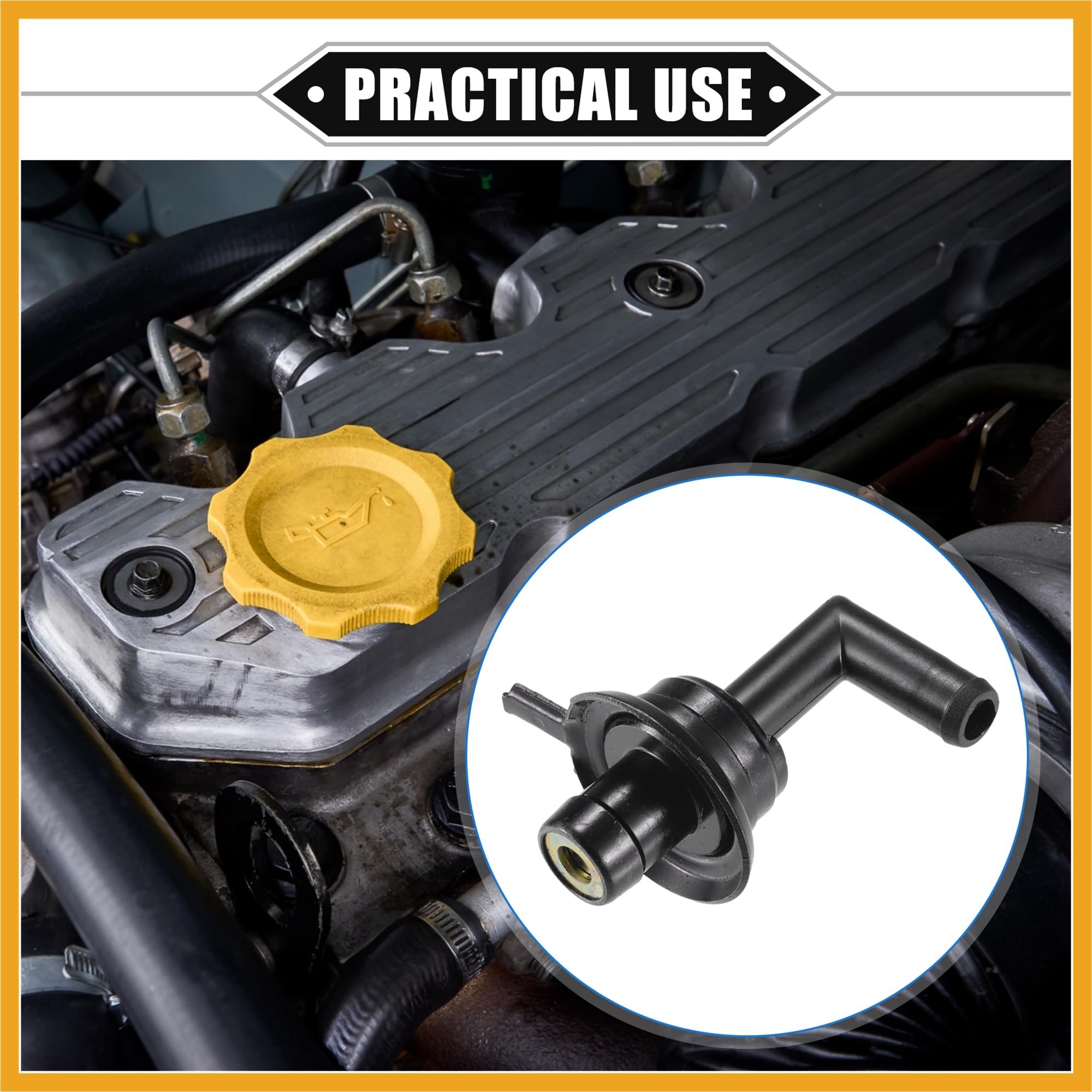 PCV Valve Grommet Kit For Toyota Camry 1997-2001, Solara 1999-2001, RAV4 1997-2000 - Replaces 1220474030 / 9048018001
