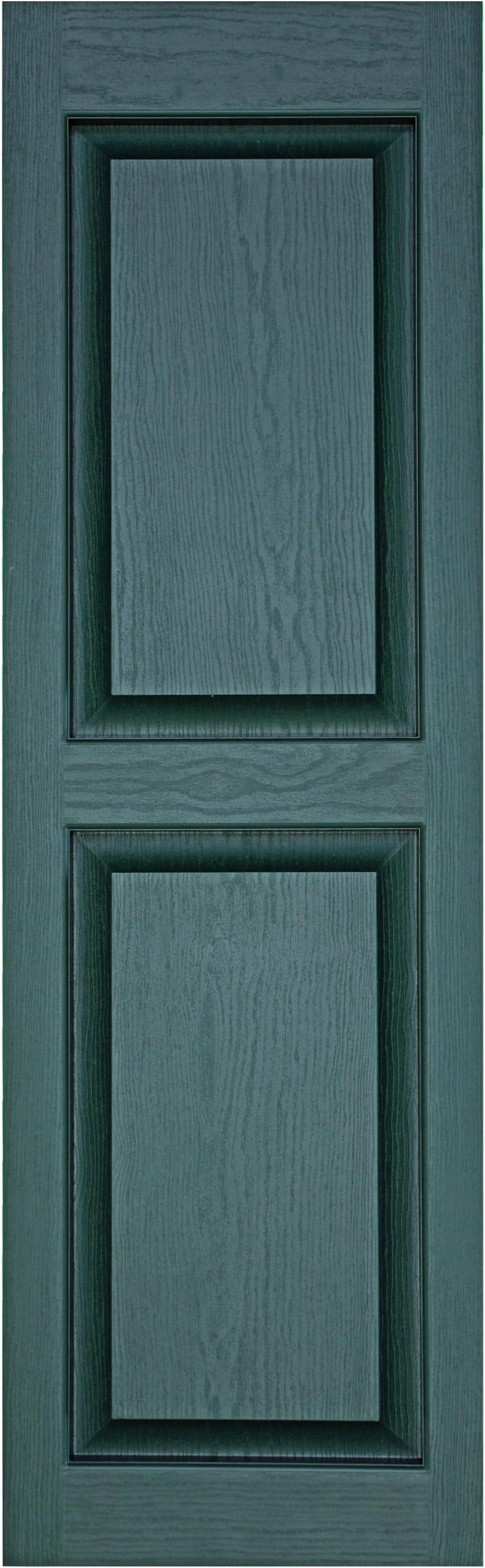 IR561439331 14-1/2-Inch by 39-Inch Raised Panel Exterior Decorative Shutter, 1-Pair, Heritage Green