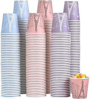 [600 Pack] 3 oz Paper Cups, Disposable Bathroom Cups, Small Mouthwash Cups, 3 Ounces Espresso Cups, Sturdy and Durable, Leak-Proof, Mini Paper Cups for Parties, Picnics, Barbecues, Travel and Events