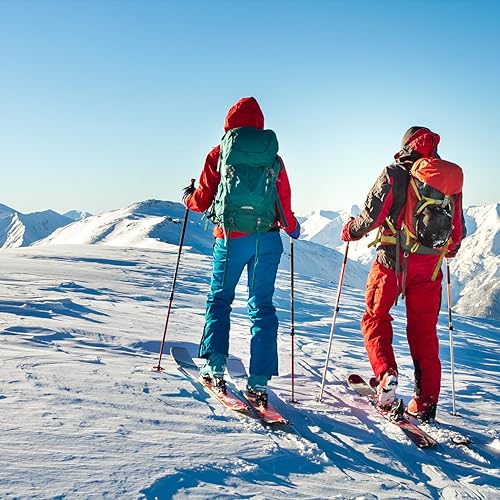 Miniatura 6 de SANYIYIBA 2 pares de calcetines de esquí de lana merina profesional para deportes de invierno, esquí, patinaje, senderismo, escalada, snowboard,