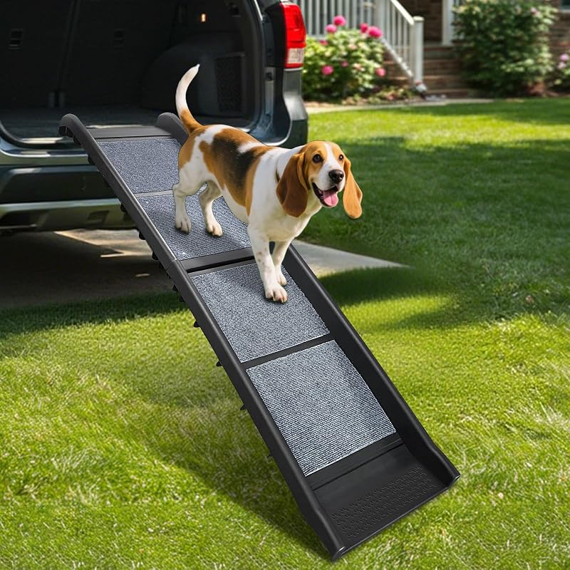 Rampa para Cães ROBLOCK Dobrável com Superfície Antiderrapante para Carro, SUV e Caminhão, Modelo 317