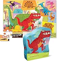 Vista 9 de Crocodile Creek Rompecabezas de piso de 36 piezas, divertidos rompecabezas de suelo para niños de 3 a 5 años, caja con forma resistente