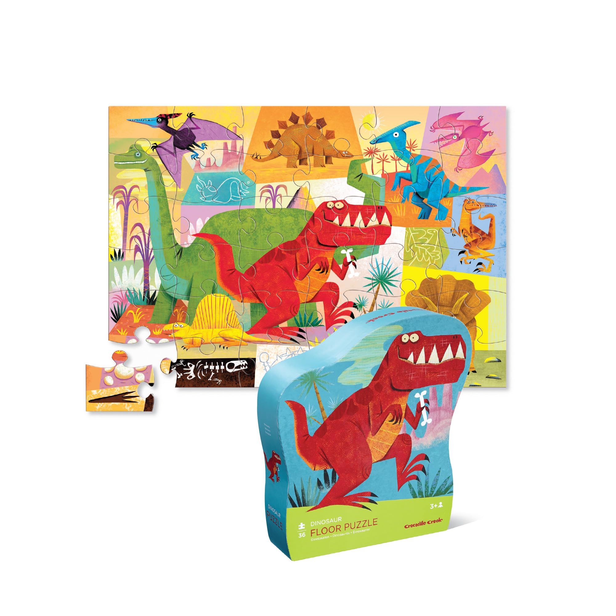 Crocodile Creek Dinosaur Jigsaw Floor Puzzle (36 Piece)