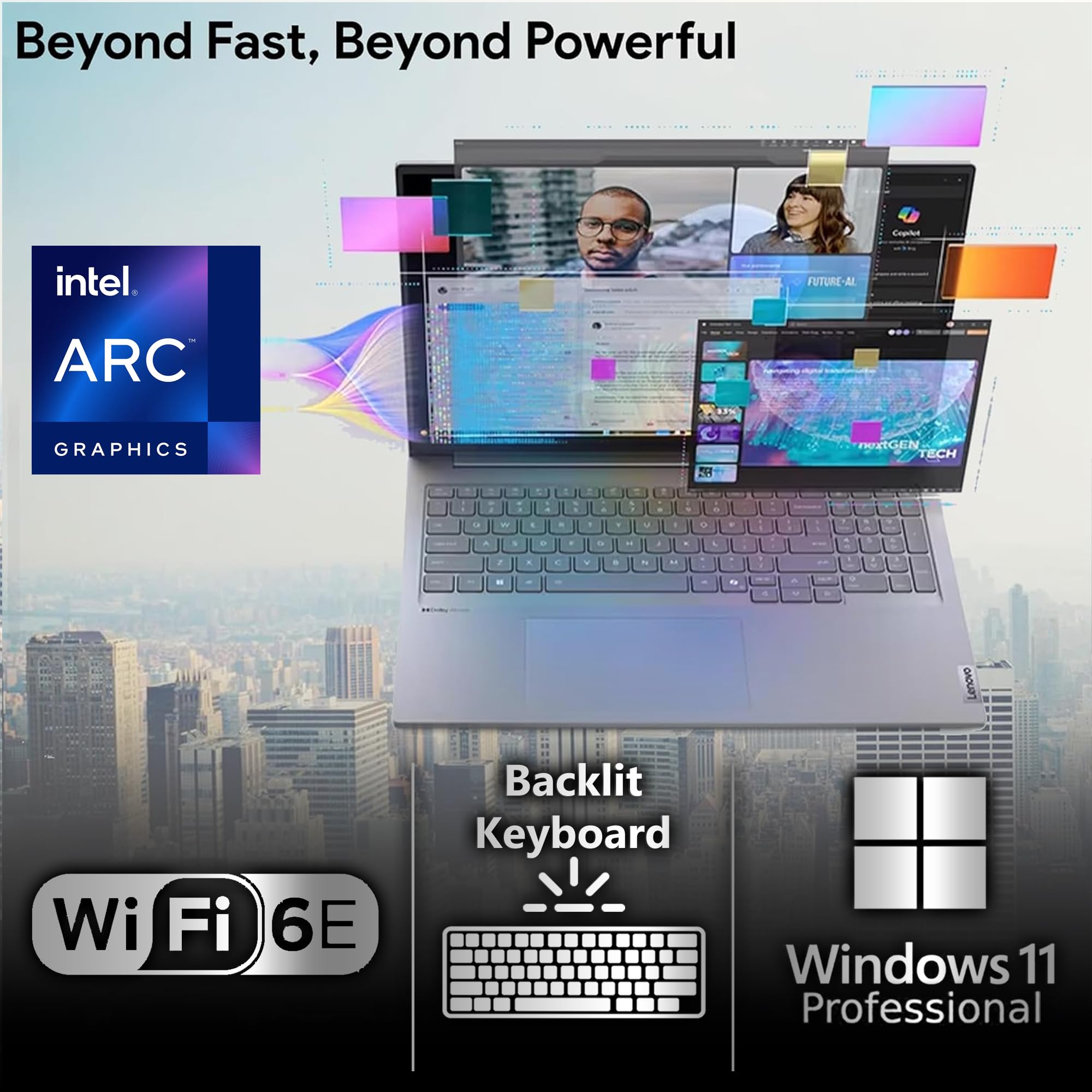 Amazon.com: Lenovo ThinkBook 16 Gen 8 AI Business Laptop, 16