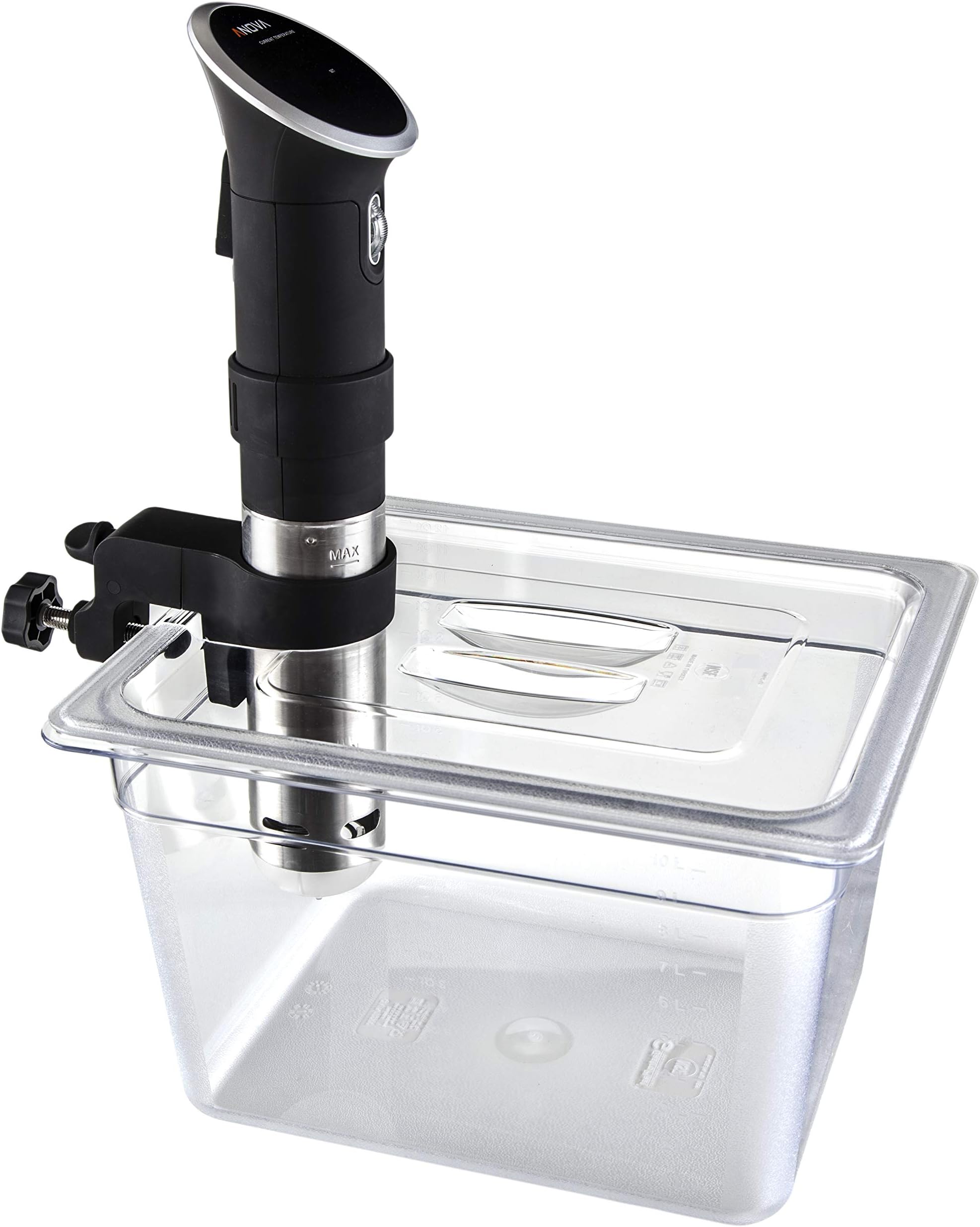Wellborn Sous Vide Container with Lid, Set for Anova Precision, Anova Pro, Anova Nano, Breville Joule, Instant Pot Accu & Anova Culinary AN500-US00 (12 Quarts)