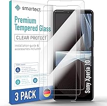 smartect Verre Trempé [3 Pièces, Clear] pour Sony Xperia 10 III, Protecteur d'écran en Verre HD Anti Rayures, Sans Bulles, Dureté 9H, 0.3mm Ultra Transparent, Ultra Résistant