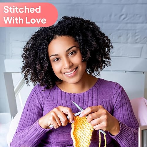 Miniatura 5 de CROCHET KIT para principiantes - Kit de inicio de ganchillo - Kit de ganchillo incluye ganchillo, agujas de ganchillo y bolas de hilo con estuche