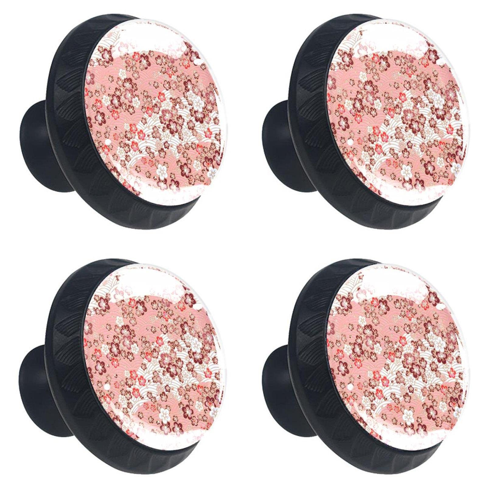 Boutons de placard en verre rose 30 mm pour sublimer une chambre d'enfant