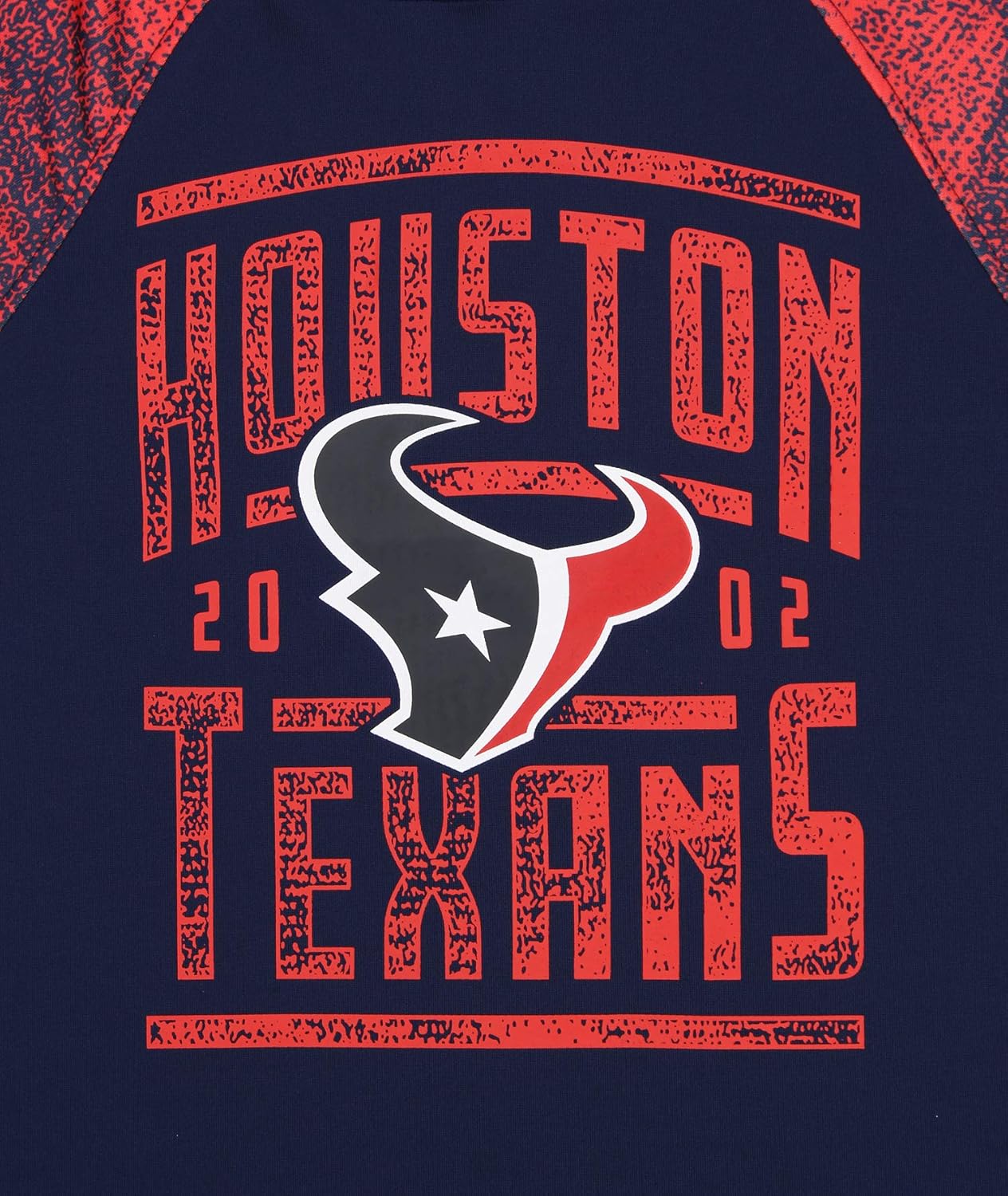 Zubaz NFL Men's Performance Light Weight Pullover Hoodie with Static Sleeves, Team Variation Large Houston Texans