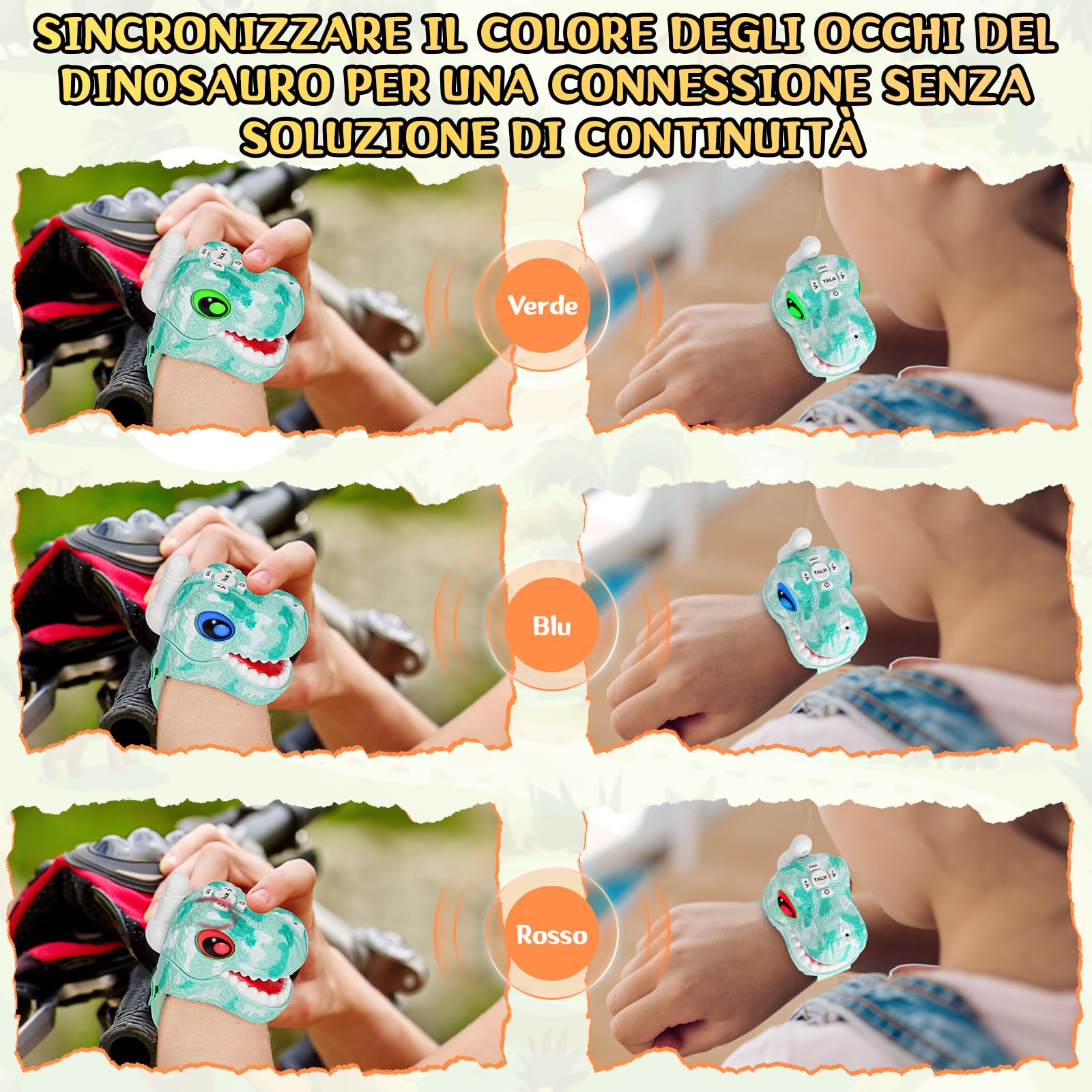 Fygurso Walkie Talkie per Bambini, Giocattoli per Bambini Ragazzi e Ragazze di età Compresa tra 3 e 8 Anni per Avventure all'aperto, Campeggio, Halloween, Natale, Regali di Compleanno (2 Pacchetti)