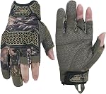 Fingerless Work Gloves, Utility Working Gloves for Men and Women