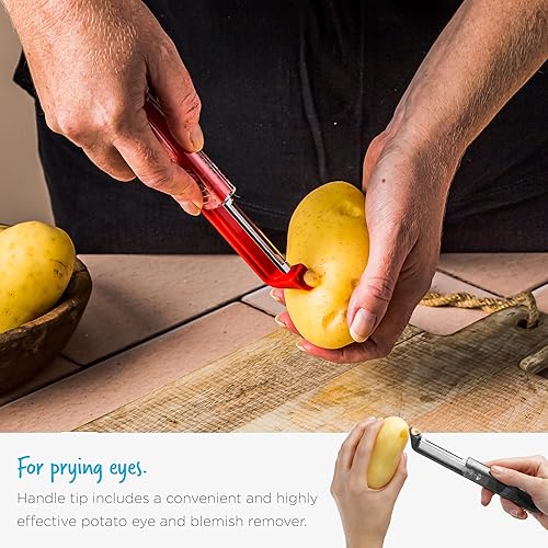 Miniatura 6 de Dreamfarm Sharple  Pelador de velocidad vegetal autoafilable  Verde