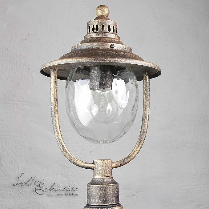 Licht-Erlebnisse mooi gevormd Barcelona in goud antiek E27 tot 60 W lampen met 0 W inclusief 2C4438C0E2 photo 3
