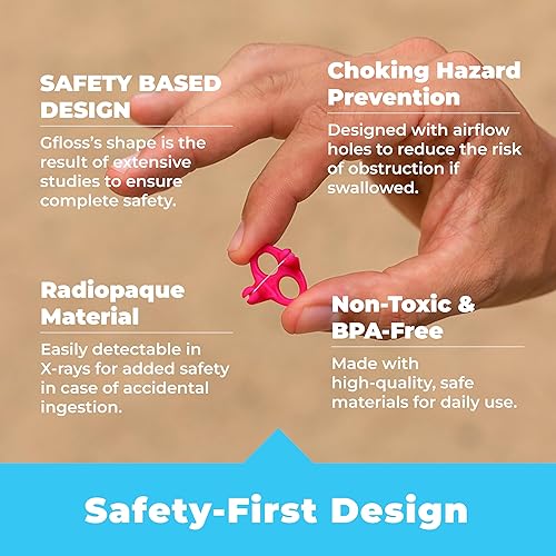 Miniatura 6 de Hilo dental manos libres, 40 unidades, fácil de usar y discretos hilo dental para adultos, hilo dental para llevar, sin sabor, hilo dental fino y