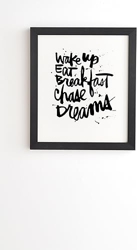 Miniatura 1 de Deny Designs Kal Barteski Wake Up - Arte de pared enmarcado, 14.0 x 15.9in