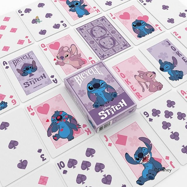 Foto 2 de 5 de Bicycle Disney Stitch - Juego de Cartas