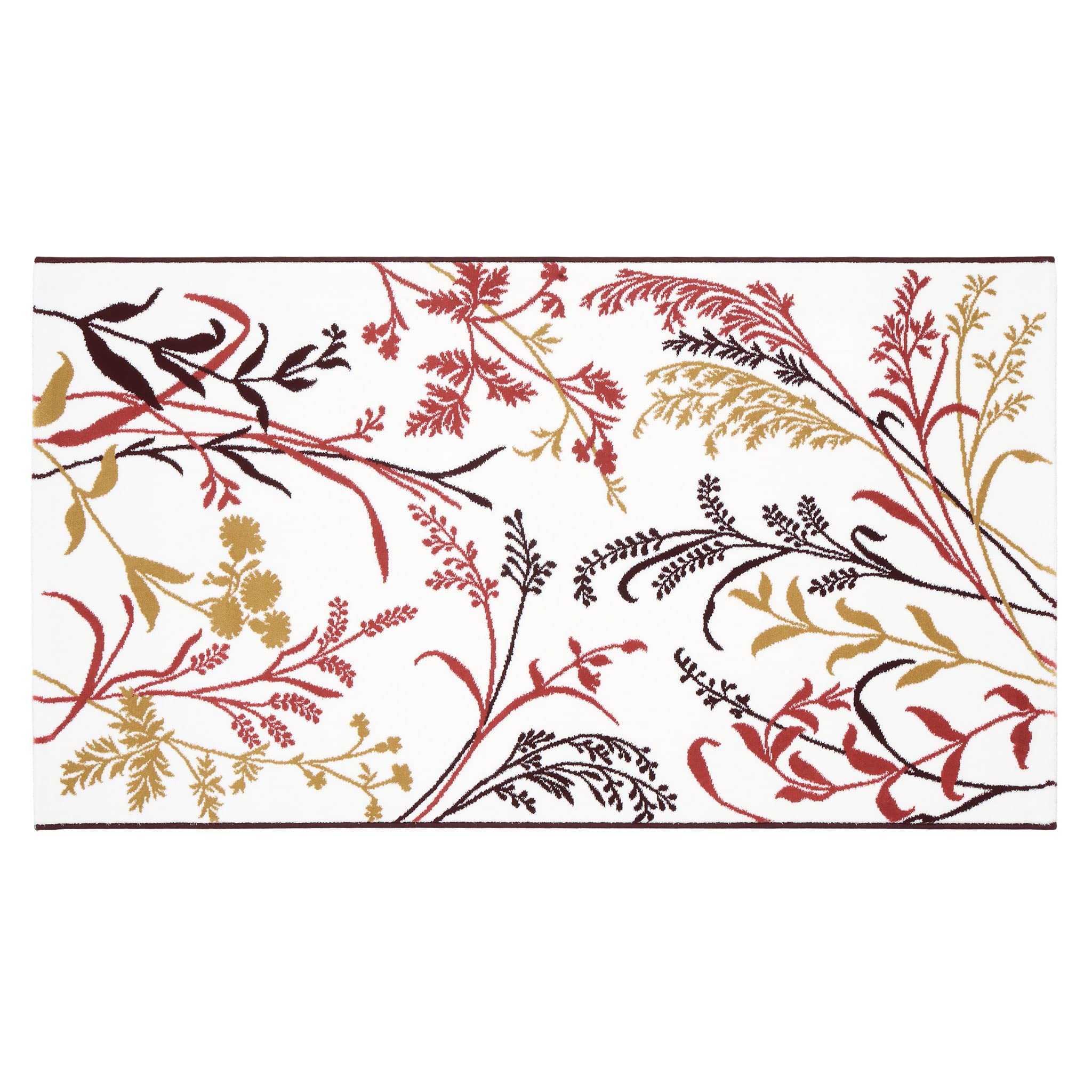 Tapis multicolore végétal créez un coin lecture cosy
