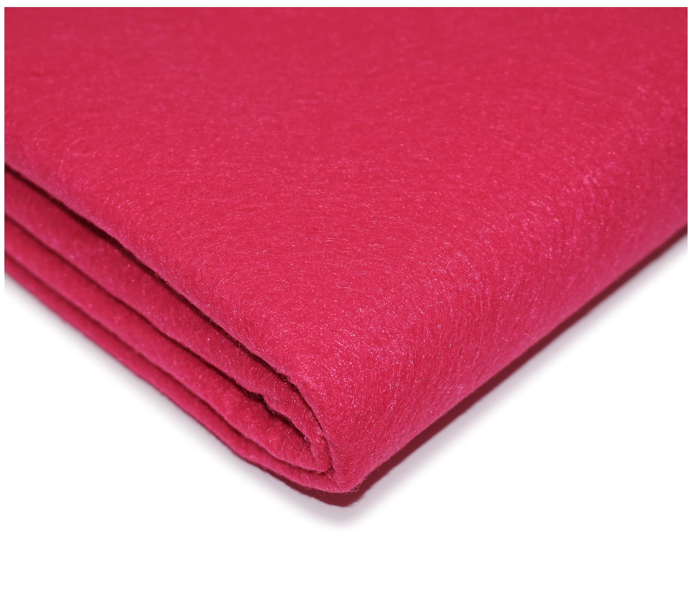 Thefabrictrade Cerise "Get Crafting" 100% Acrylic Felt Fabric Perfect For Arts & Crafts, Sewing Material - 150Cm Wide, Available In 30 Vibrant Colours (10X A4 Felt, )