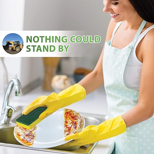 Miniatura 6 de scrub-it Heavy Duty Scrub EsponjaFabricada en Celulosanon-scratchEco Friendlydura resistente para una limpieza Meses de Heavy Duty