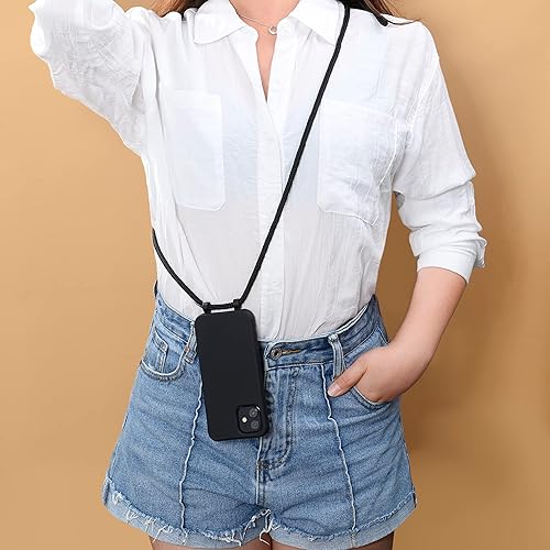 Miniatura 6 de HoldingIT Funda cruzada para teléfono con cordón desmontable compatible con iPhone 14 Pro Max, funda cruzada 2 en 1 para iPhone con protección