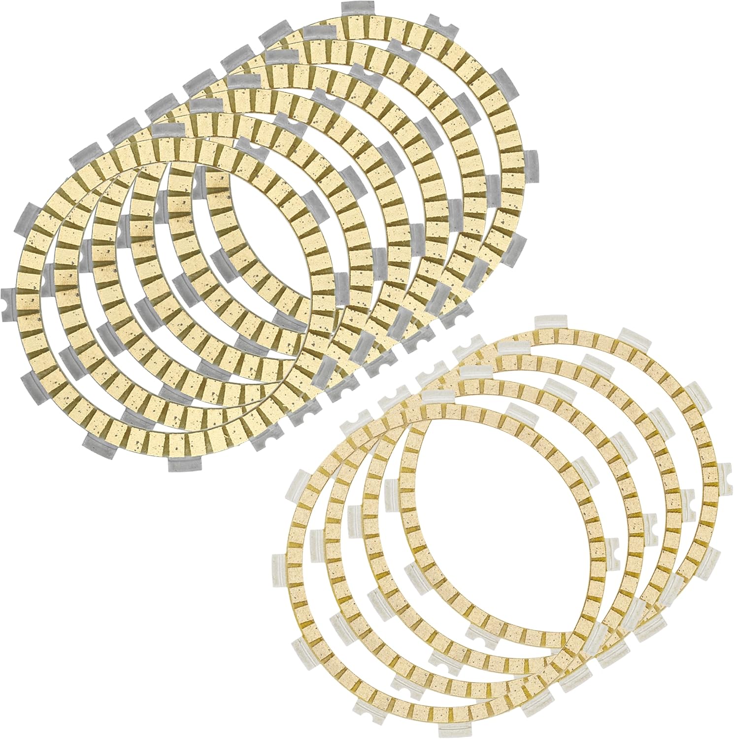 Caltric Clutch Friction Plates Compatible with Suzuki GSXS1000 GSX-S1000A GSX-S1000RQM 2022-2024 / GSXS1000 GSX-S1000SRQM GSX-S1000TRQM 2022-2024