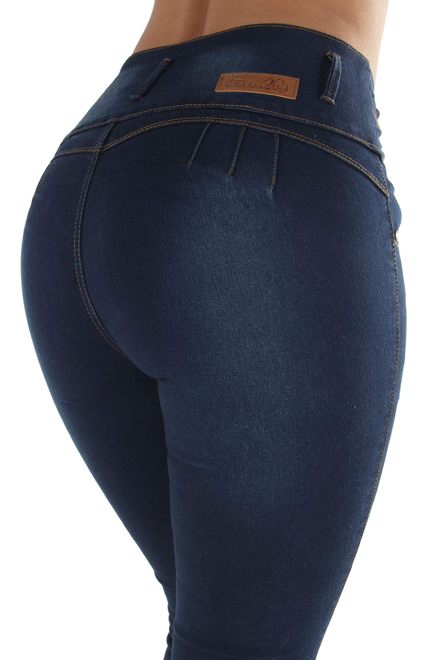 K747 – Colombian Design Butt Lift High Waist Plus/Junior Size Skinny Jeans