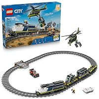 LEGO City Rapina al Treno della Polizia Giocattolo - Modellino di Treno Telecomandato