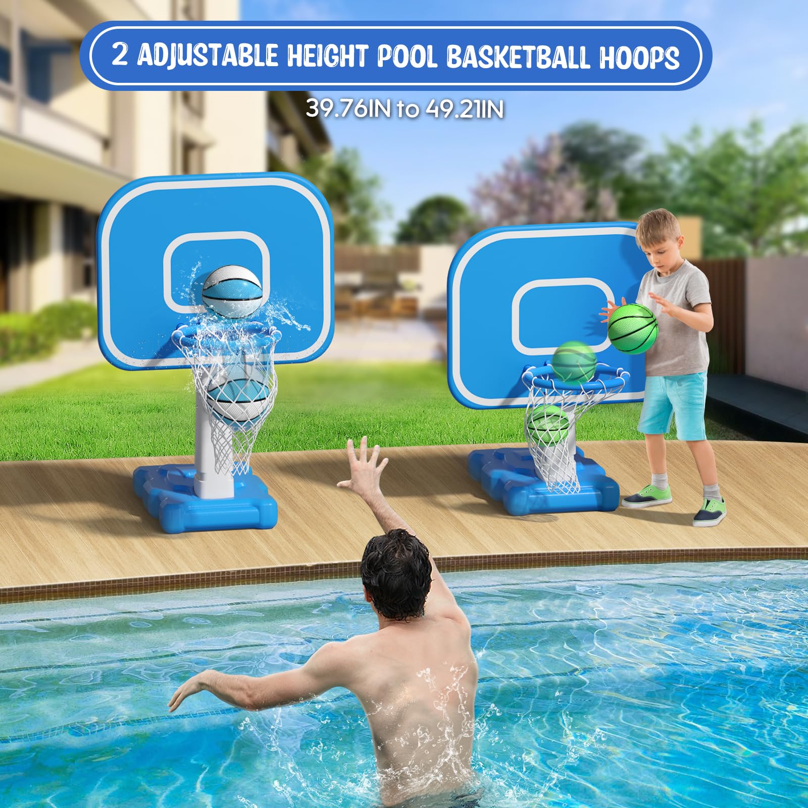 Amazon.com: Pool Basketball Hoop, 33