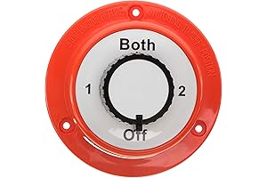 Attwood: Battery Switches - Single Pole 4-Way Selector Marine Battery Switch