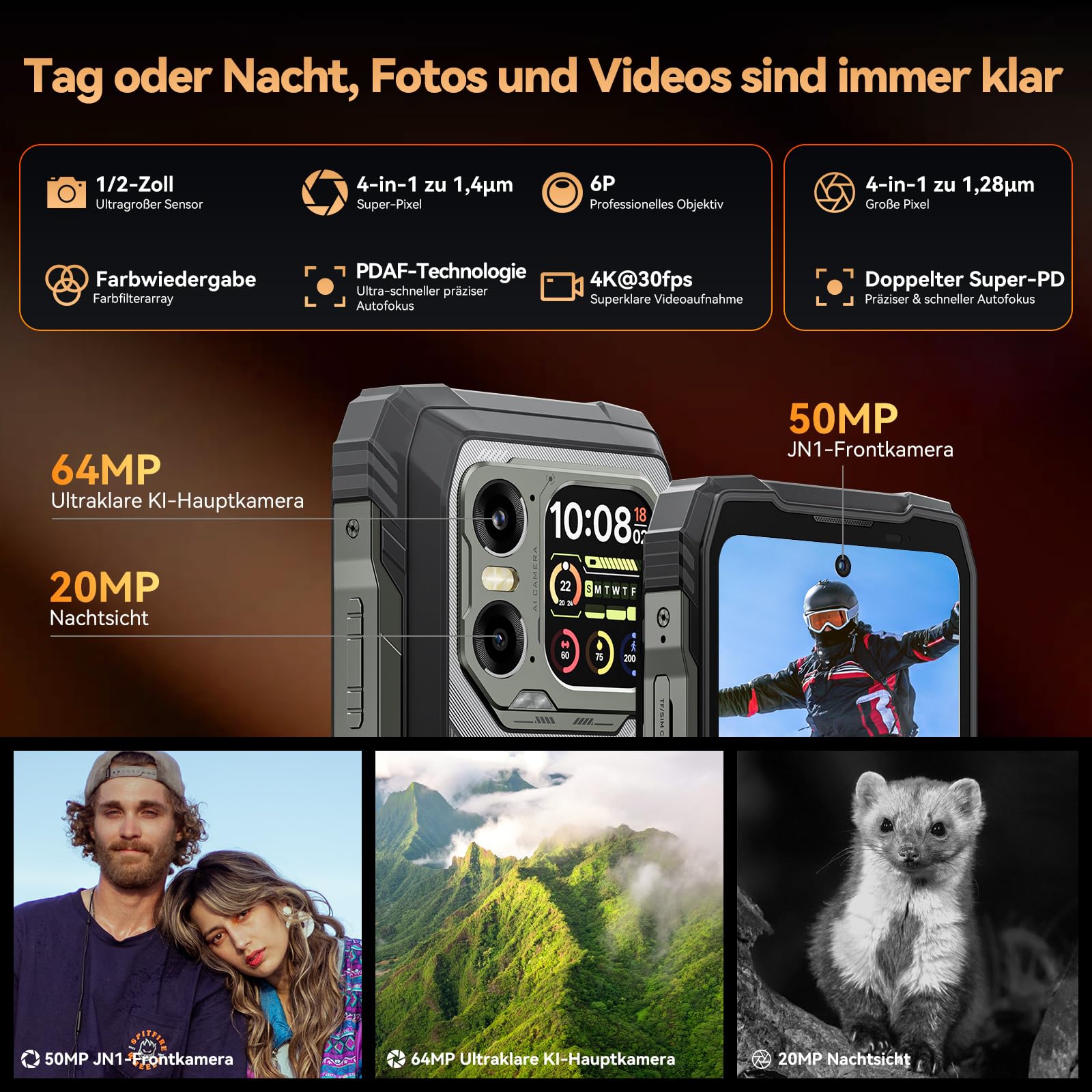 Blackview Xplore 1 Outdoor Handy (20000mAh) 256G – Bild 7