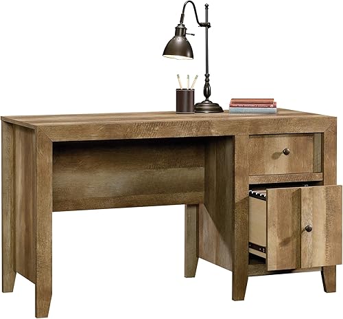 Miniatura 5 de Sauder Dakota Pass escritorio acabado de roble artesano