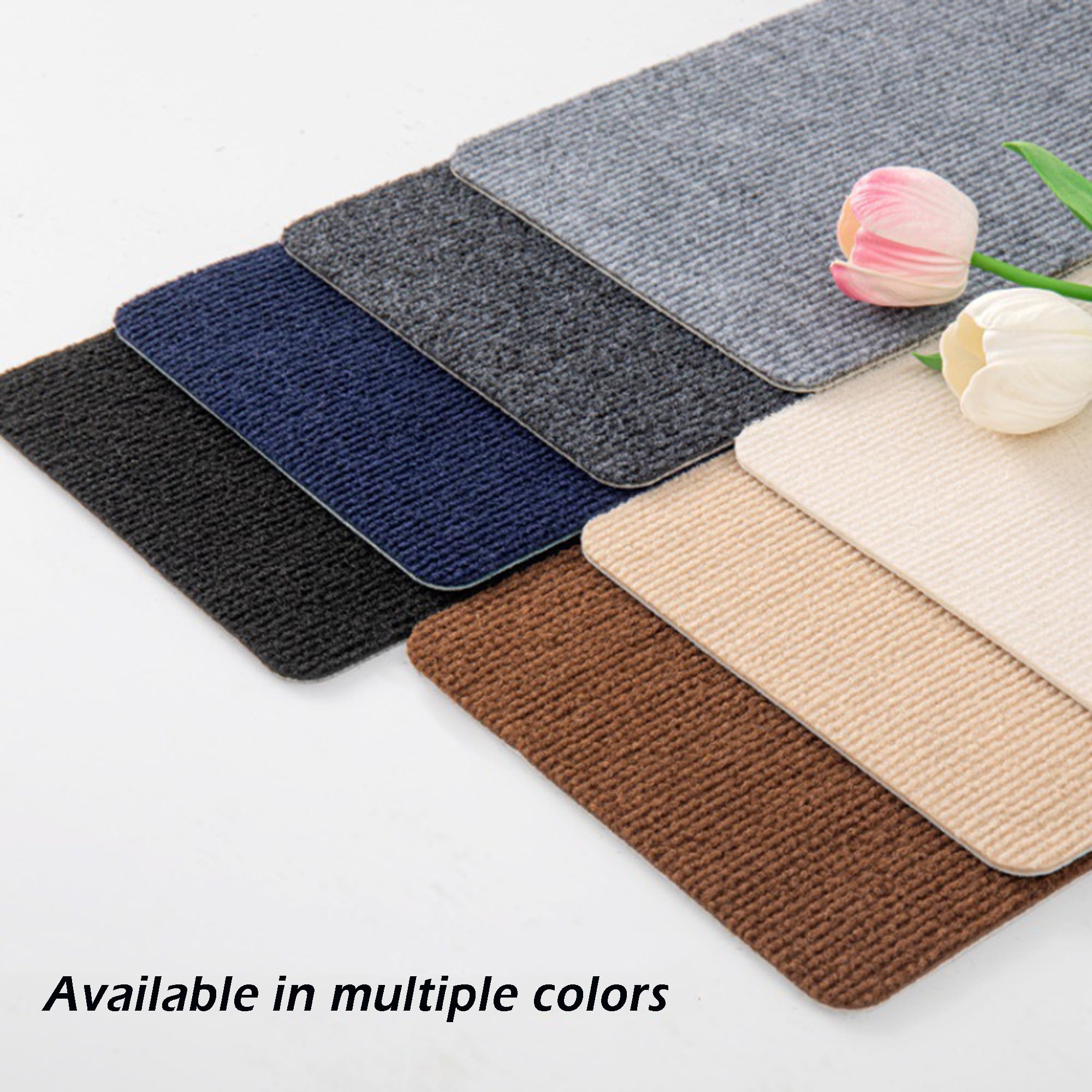 Lot de 7 autocollants antidérapants pour escaliers pour enfants, seniors et animaux domestiques - Tapis de protection antidérapants (80 x 20 cm, blanc) - Améliorer la sécurité
