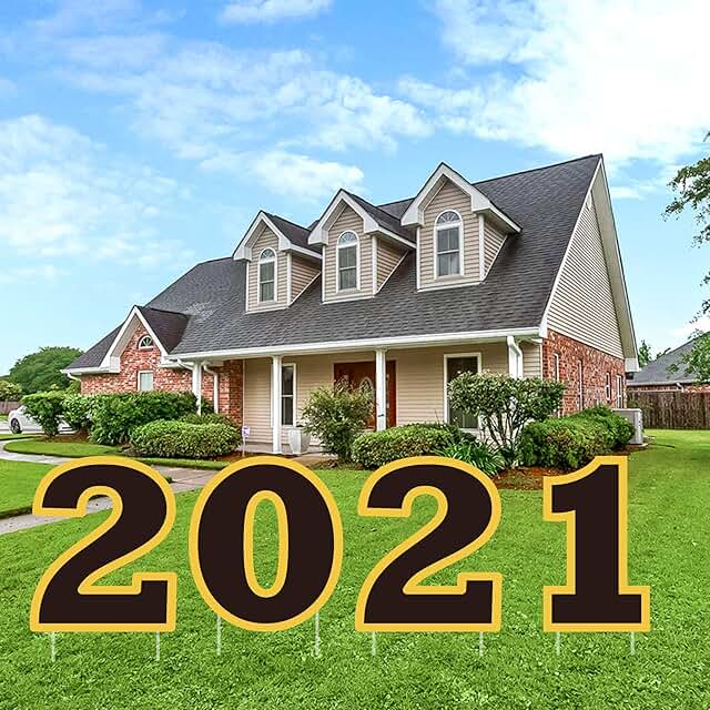 large cardboard numbers