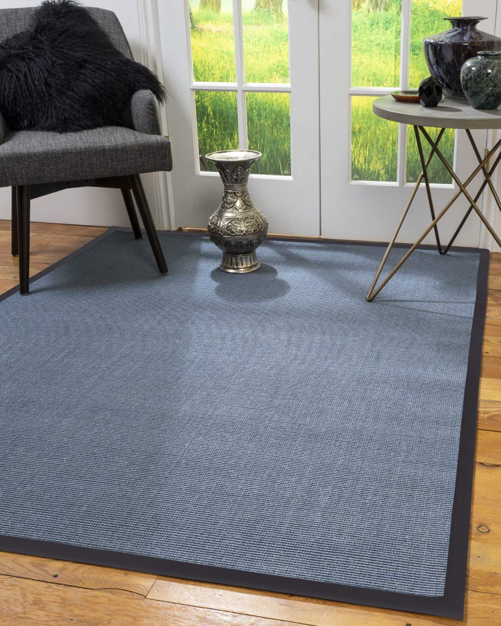 Buy Natural Area Rugs Pharaoh, Blue Sisal Rug, 9' x 12' Online at Low