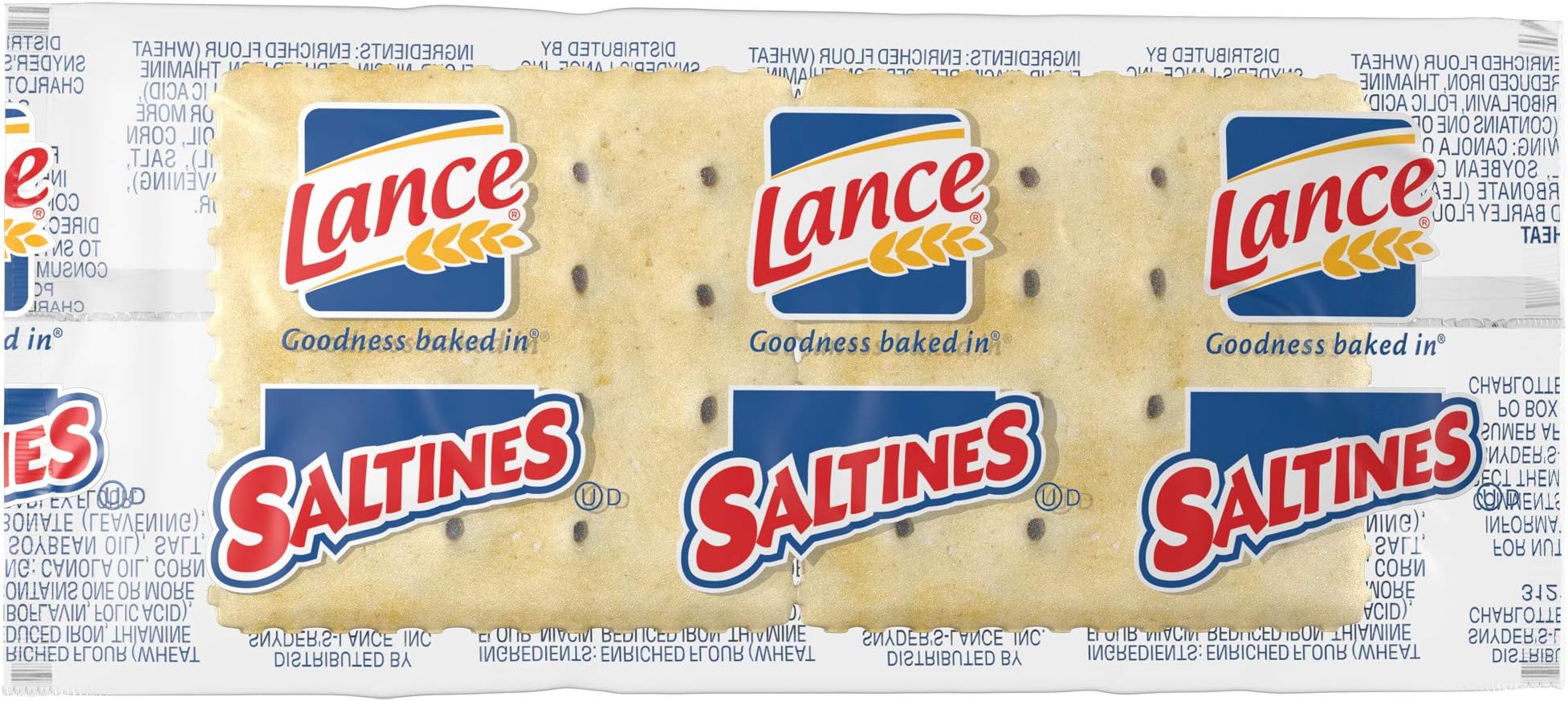 Lance Saltines Crackers, Single Serve Packs, 300 Count
