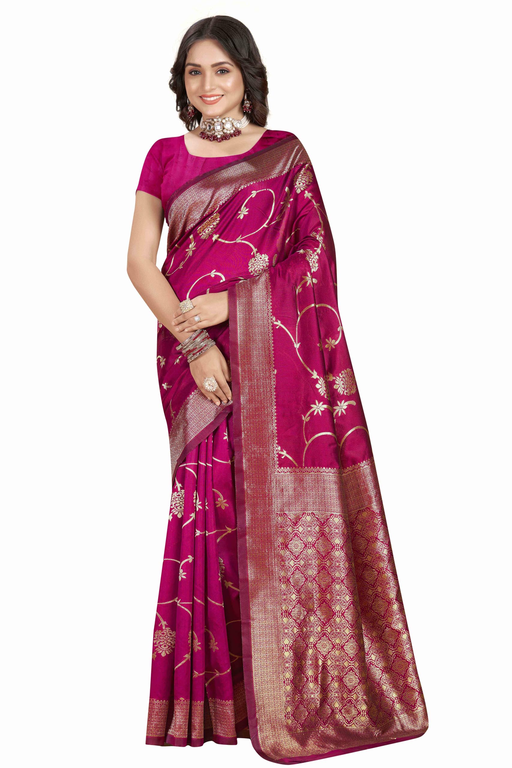 shasmi Women's Green Printed, Embroidered, Embellished Bandhani Georgette Party Sari collections With Blouse Piece for Wedding sadi (PARI-220)-picture-6