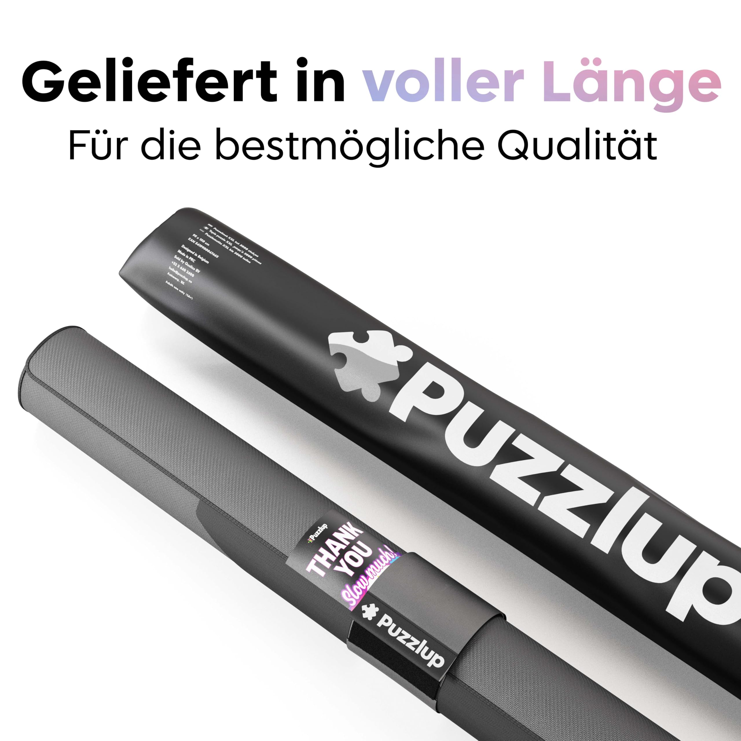 Puzzlup Puzzlematte 95 x 150 cm Premium Puzzle Rolle für 3000 Teile