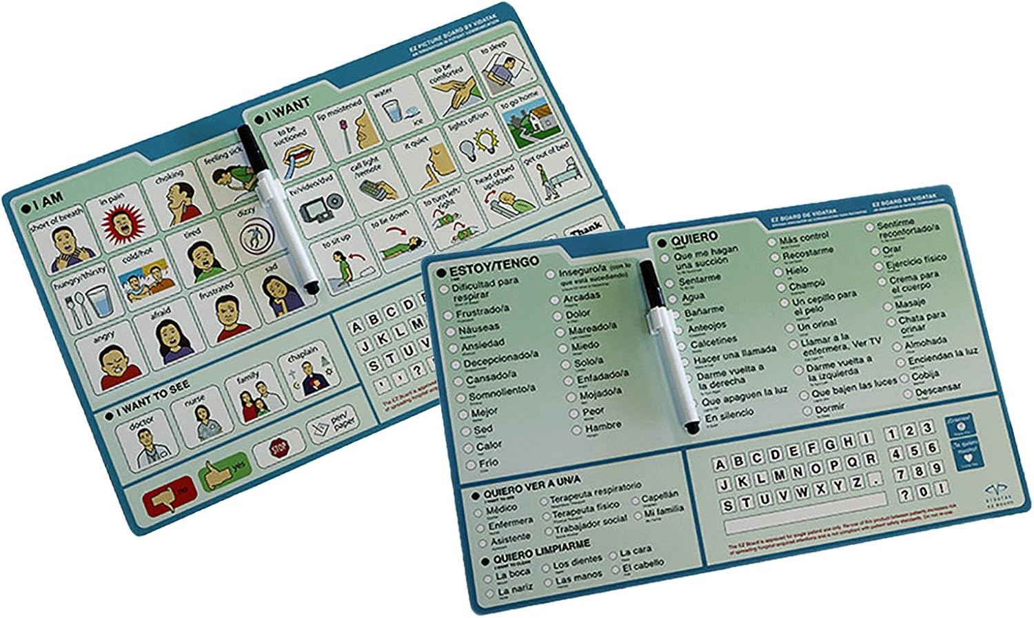 Communication Boards: Picture Board, Spanish Word Board Bundle
