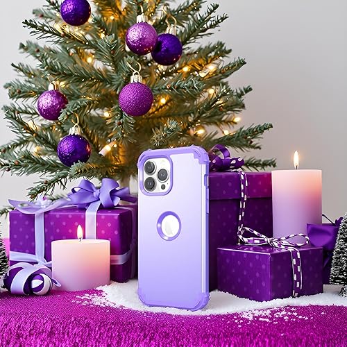 Miniatura 5 de IDweel Funda para iPhone 15 Pro Max con protector de pantalla de vidrio templado, 3 en 1, a prueba de golpes, delgada, híbrida, resistente, cubierta