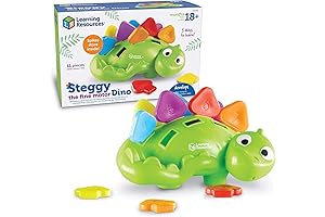 Steggy The Fine Motor Dino - 11 Pieces for Toddler Development